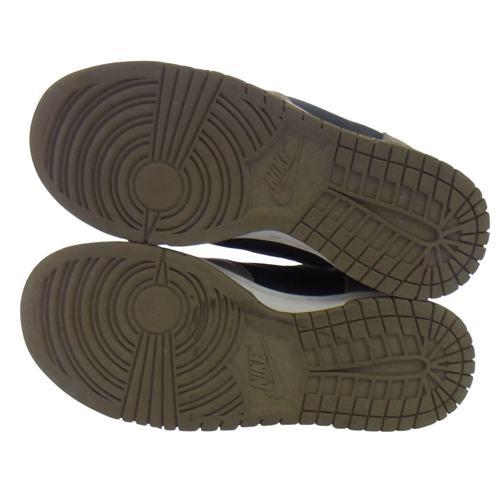 NIKE ナイキ DD1869-002 Women's Dunk High ウィメンズ ダンク ハイカット スニーカー ムーンフォッシル ブラウン系 23.5【中古】