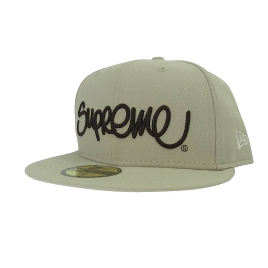 Supreme シュプリーム 22SS × NEW ERA ニューエラ Handstyle ハンドスタイル ロゴ刺繍 ベースボールキャップ ベージュ系【新古品】【未使用】【中古】