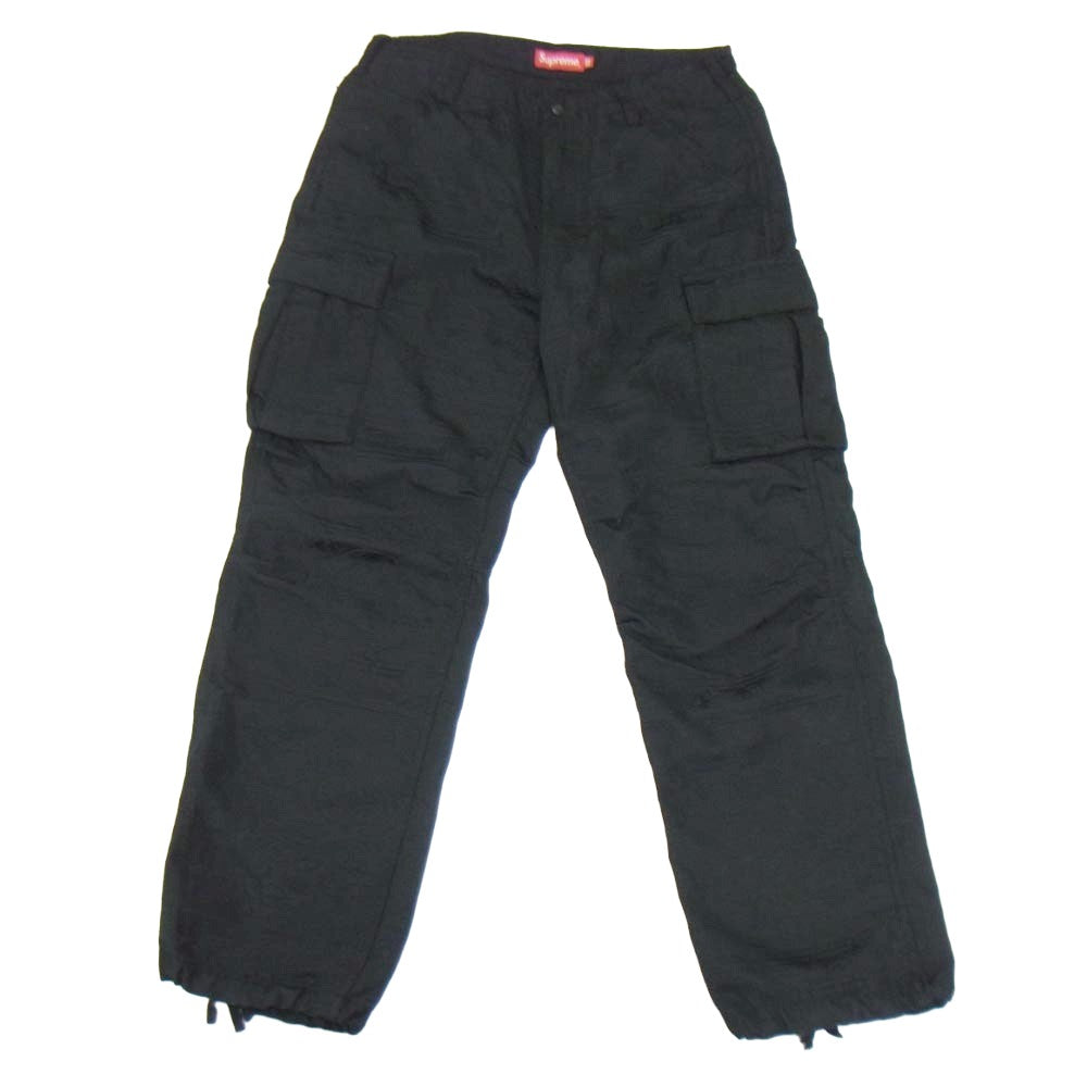 Supreme シュプリーム 21SS Floral Tapestry Cargo Pant フローラル タペストリー カーゴパンツ ブラック系 32【中古】
