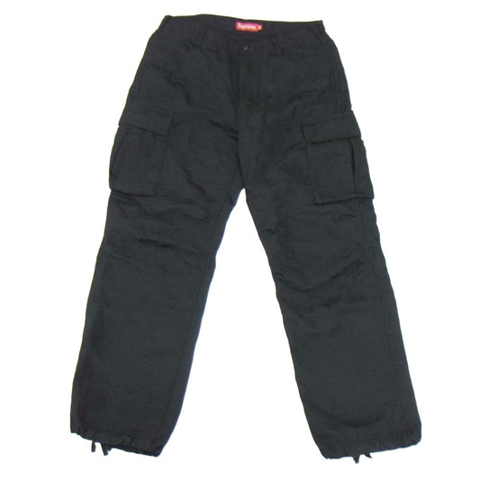 Supreme シュプリーム 21SS Floral Tapestry Cargo Pant フローラル タペストリー カーゴパンツ ブラック系 32【中古】