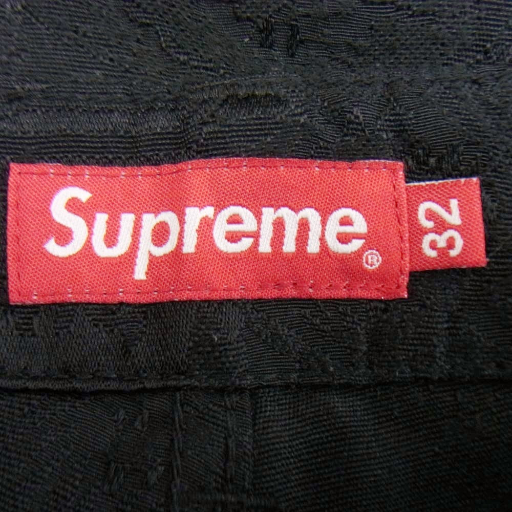 Supreme シュプリーム 21SS Floral Tapestry Cargo Pant フローラル タペストリー カーゴパンツ ブラック系 32【中古】