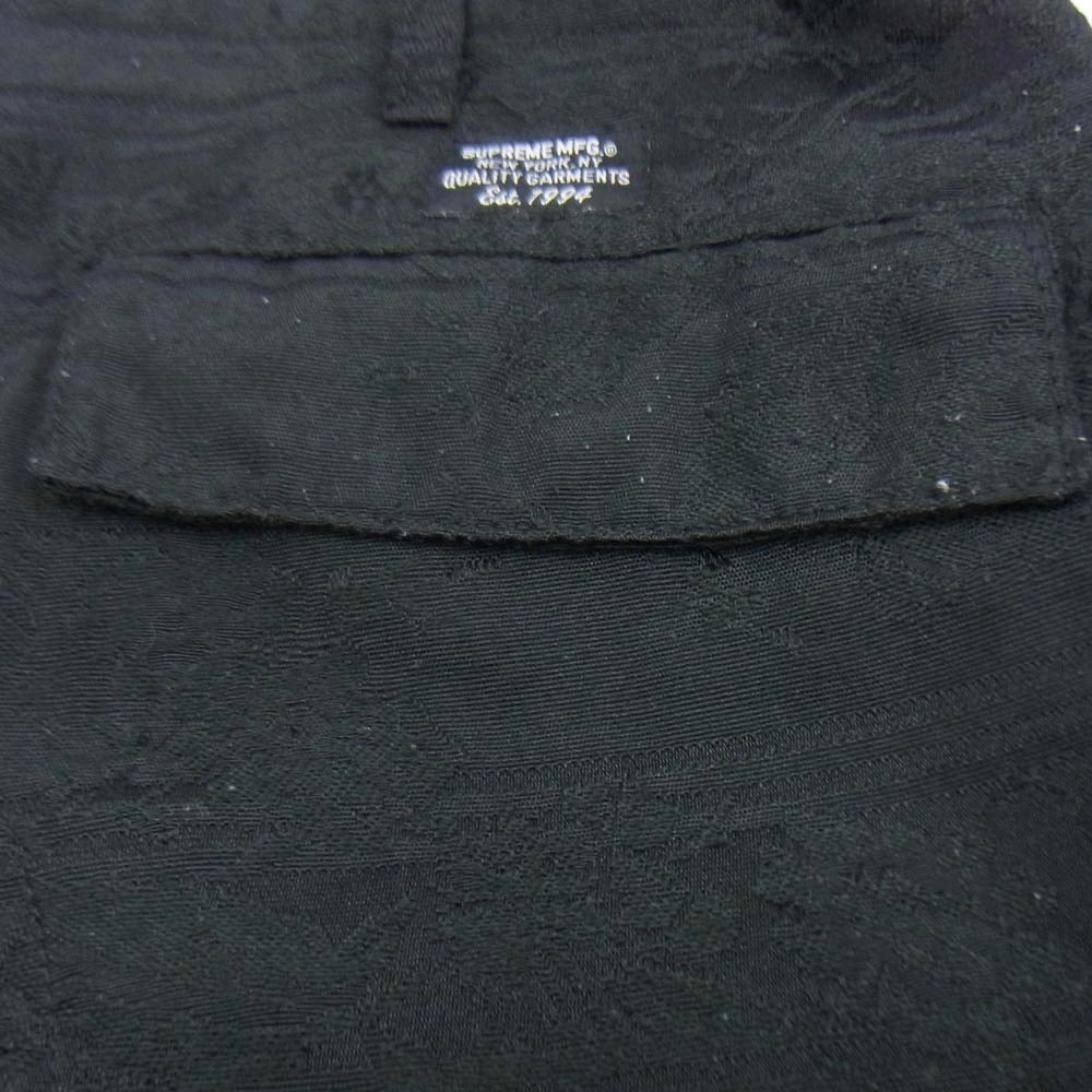 Supreme シュプリーム 21SS Floral Tapestry Cargo Pant フローラル タペストリー カーゴパンツ ブラック系 32【中古】
