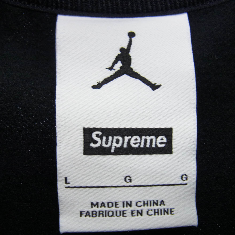 Supreme シュプリーム 24AW HF0830-010 × JORDAN ジョーダン TRICOT TRACK JACKET トリコット トラック ジャケット ブラック系 L【新古品】【未使用】【中古】