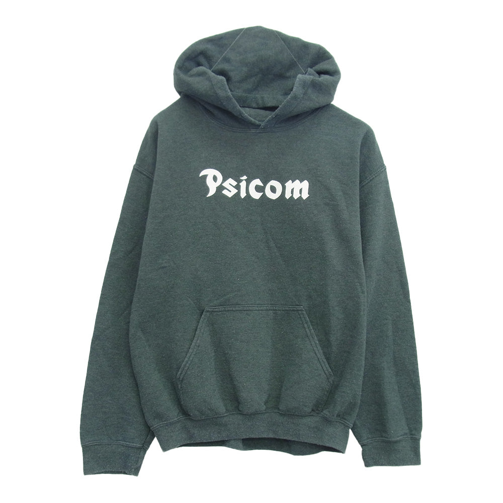 Psicom サイコム GARAGE SALE series フロントロゴプリント プルオーバー パーカー フーディー グレー系 M【中古】