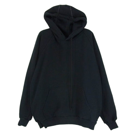 キャンバー USA製 裏地サーマル プルオーバー パーカー フーディー ブラック系 S【中古】