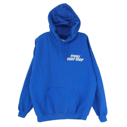 Psicom サイコム GARAGE SALE series TIOLI SURF SHOP ガレージセールシリーズ プルオーバー パーカー フーディー ブルー系 M【中古】