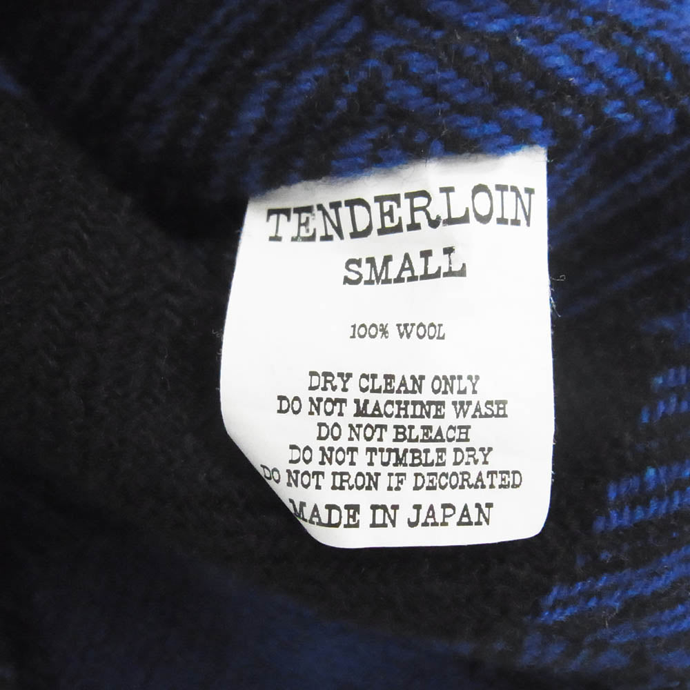 TENDERLOIN テンダーロイン 16AW T-BUFFALO SHT JKT バッファローチェック シャツ ジャケット ブルー系 S【中古】