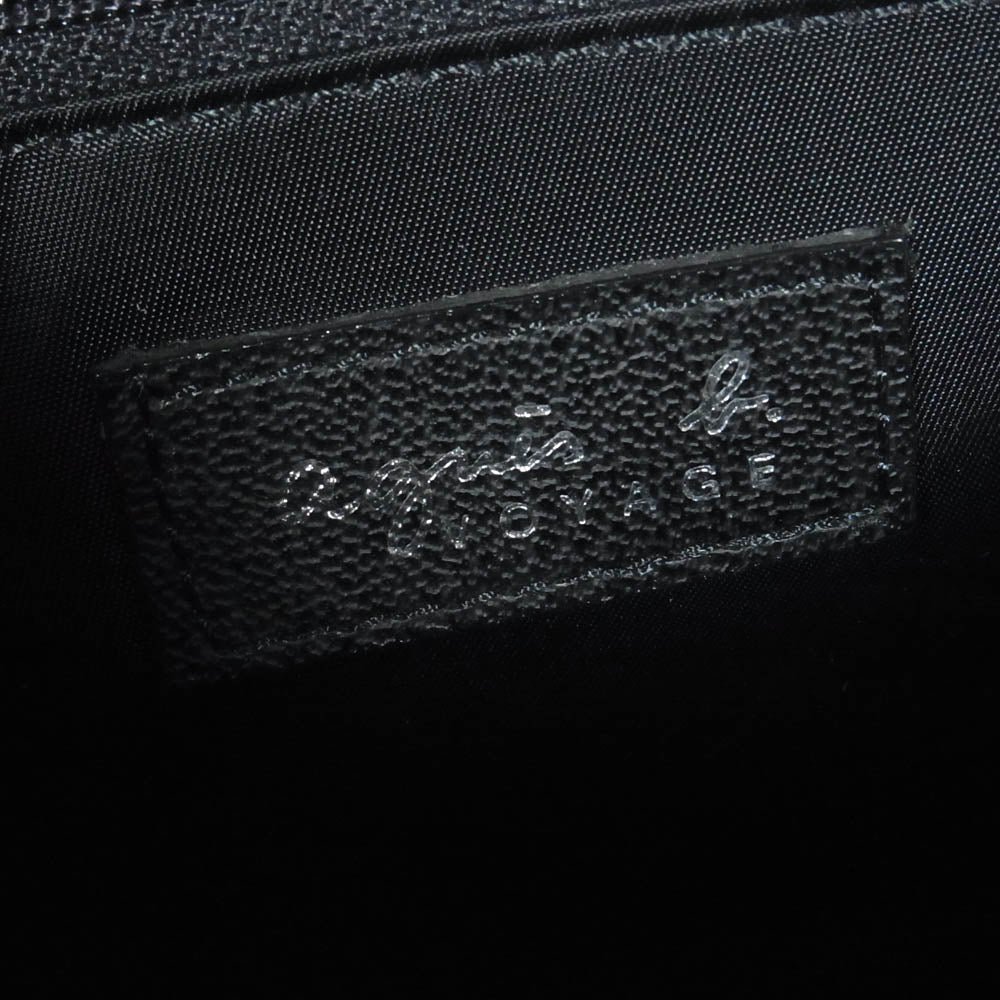agnes b. アニエスベー VOYAGE ボヤージュ レザー ショルダー バッグ ブラック系【中古】