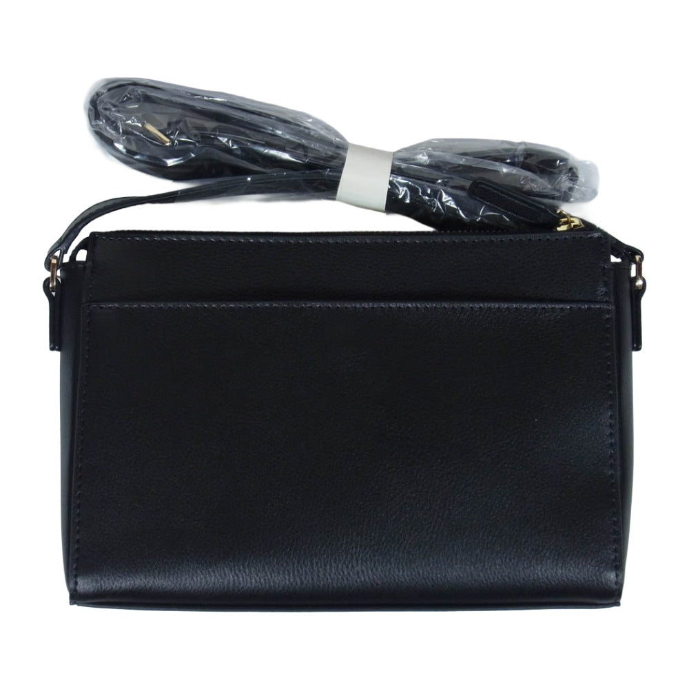 agnes b. アニエスベー VOYAGE ボヤージュ G784-VN01 レザー ショルダーバッグ ブラック系【極上美品】【中古】