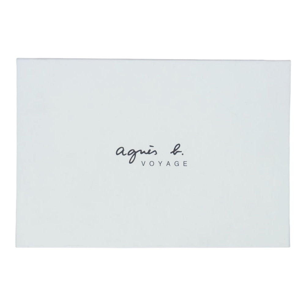 agnes b. アニエスベー VOYAGE ボヤージュ G784-VN01 レザー ショルダーバッグ ブラック系【極上美品】【中古】