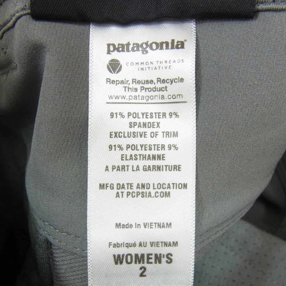 patagonia パタゴニア 13SS 13年製 レディース シンプル ガイド パンツ グレー系 2【中古】