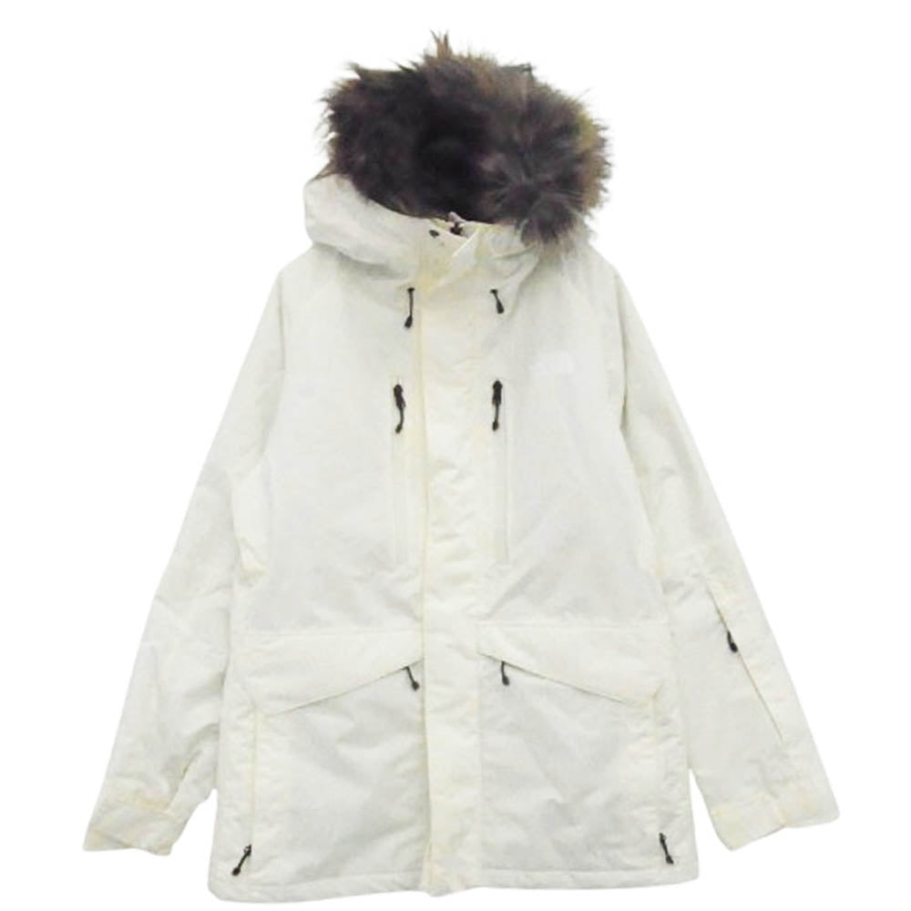 THE NORTH FACE ノースフェイス NS61905 Stormpeak Parka レディース ストームピークパーカ 中綿 ジャケット ホワイト系 レディースMサイズ【中古】