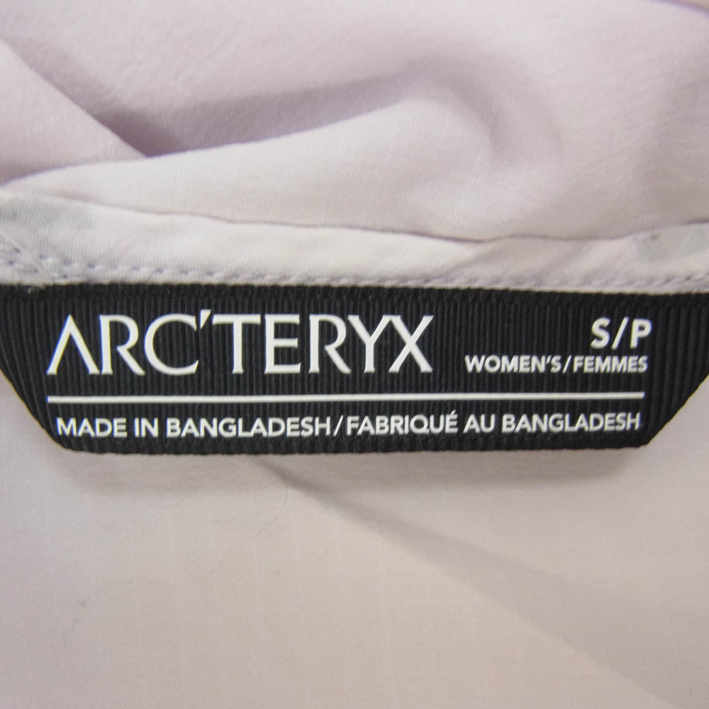 ARC'TERYX アークテリクス 25171 W's SQUAMISH HOODY ウィメンズ スコーミッシュ フーディ ジャケット ラベンダー系 S【中古】