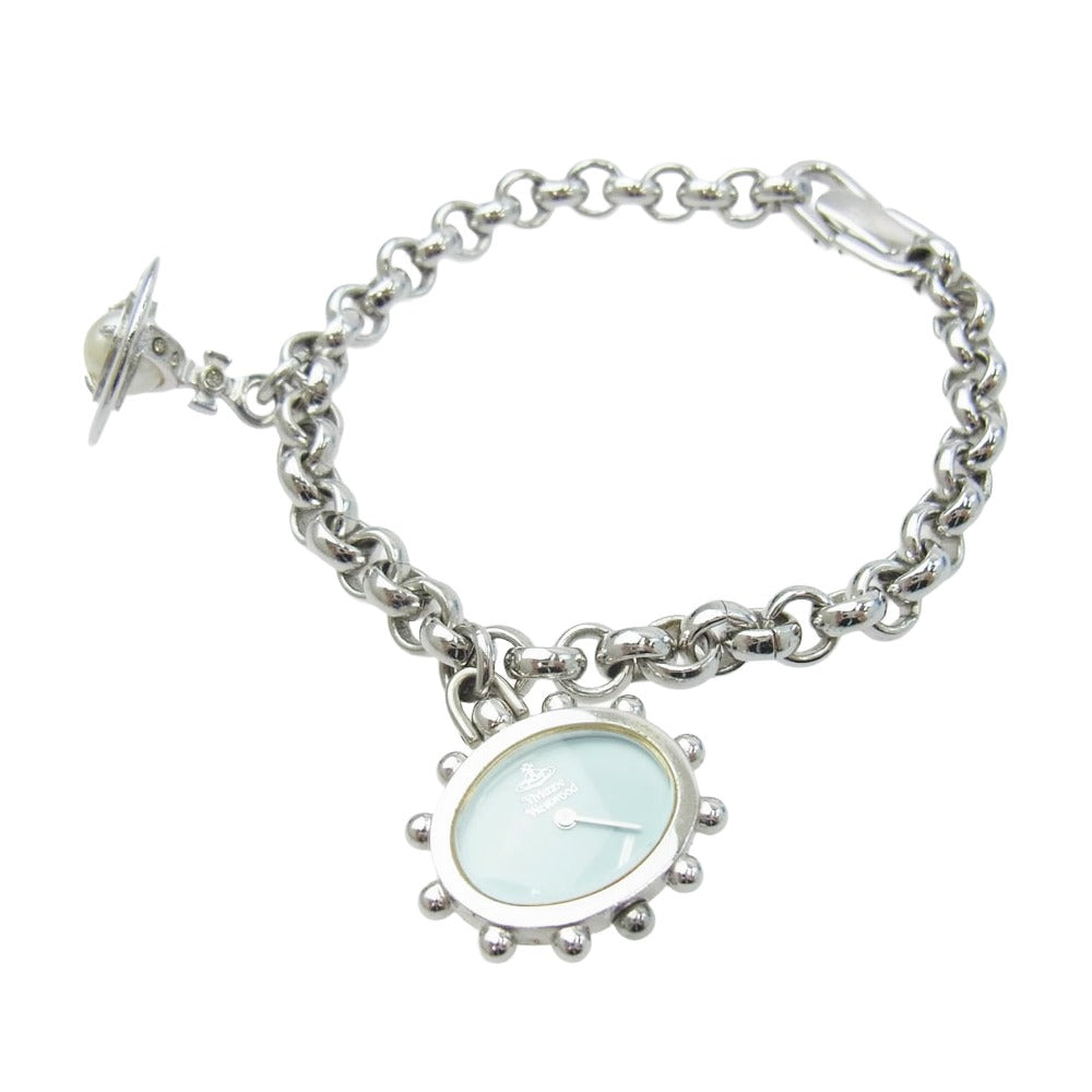 Vivienne Westwood ヴィヴィアンウエストウッド VW-9007 オーブ付き ブレスレット ウォッチ シルバー系【中古】