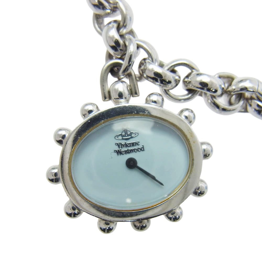 Vivienne Westwood ヴィヴィアンウエストウッド VW-9007 オーブ付き ブレスレット ウォッチ シルバー系【中古】