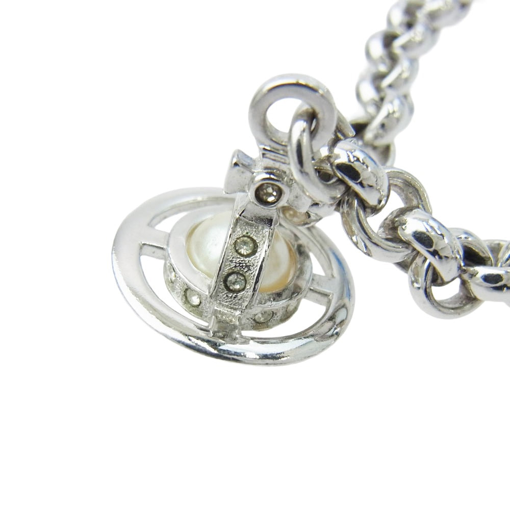 Vivienne Westwood ヴィヴィアンウエストウッド VW-9007 オーブ付き ブレスレット ウォッチ シルバー系【中古】