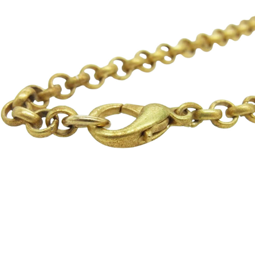 Vivienne Westwood ヴィヴィアンウエストウッド オーブ ラインストーン ネックレス ゴールド系【中古】