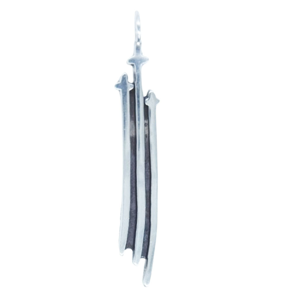 CHROME HEARTS クロムハーツ（原本無） RS3 CROSS CHARM クロス チャーム ネックレス ペンダントトップ シルバー系【中古】