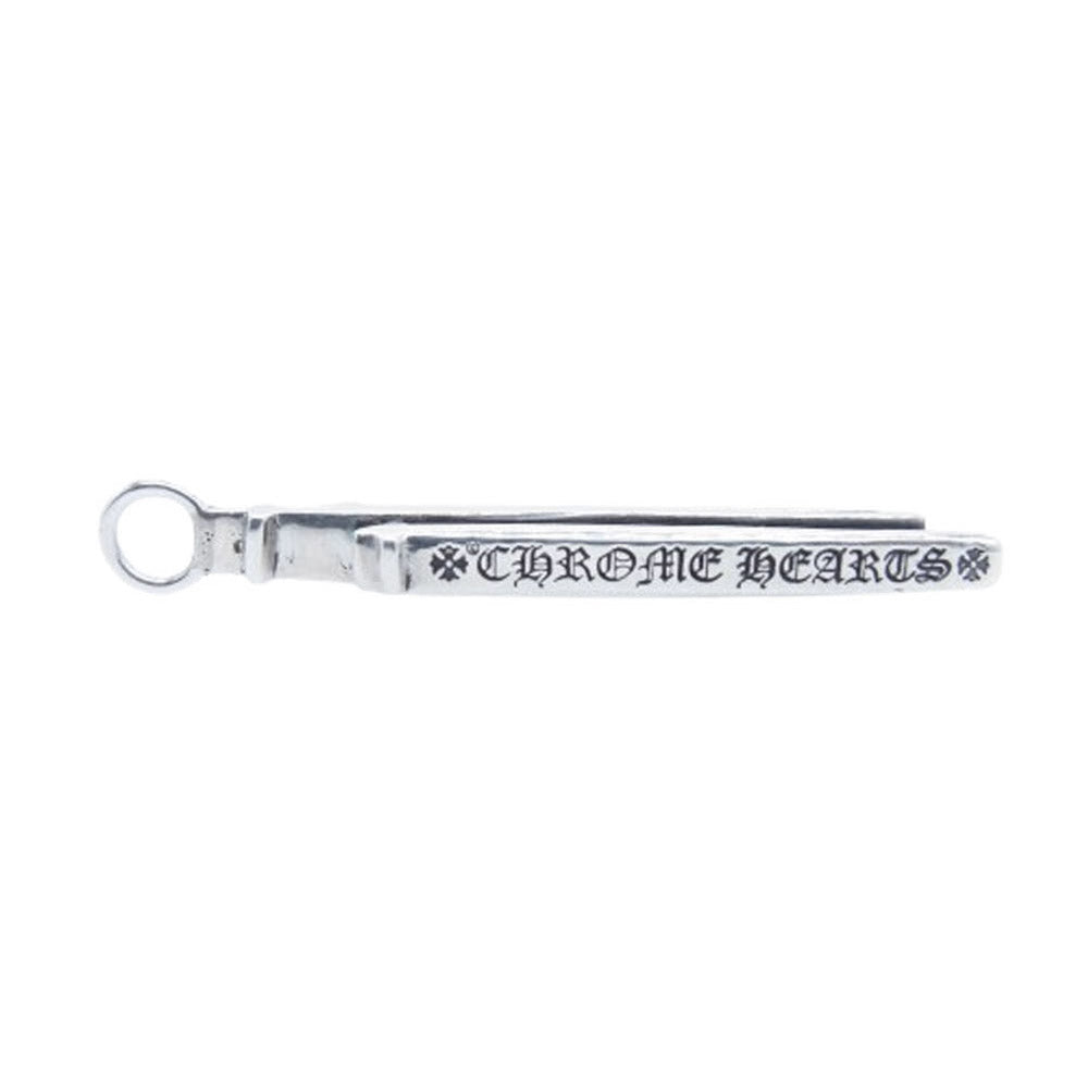 CHROME HEARTS クロムハーツ（原本無） RS3 CROSS CHARM クロス チャーム ネックレス ペンダントトップ シルバー系【中古】
