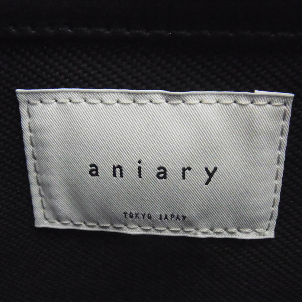 aniary アニアリ 37-02000 Tote レザー トート バッグ ブラック系【新古品】【未使用】【中古】