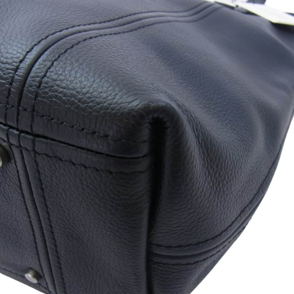 aniary アニアリ 07-02012 Tote レザー トート バッグ ブラック系【新古品】【未使用】【中古】