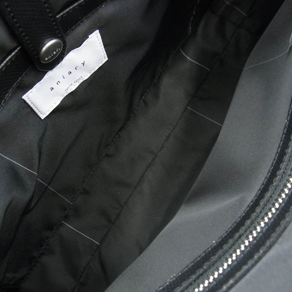 aniary アニアリ 33-01001 Brief ブリーフ バッグ ブラック系【新古品】【未使用】【中古】