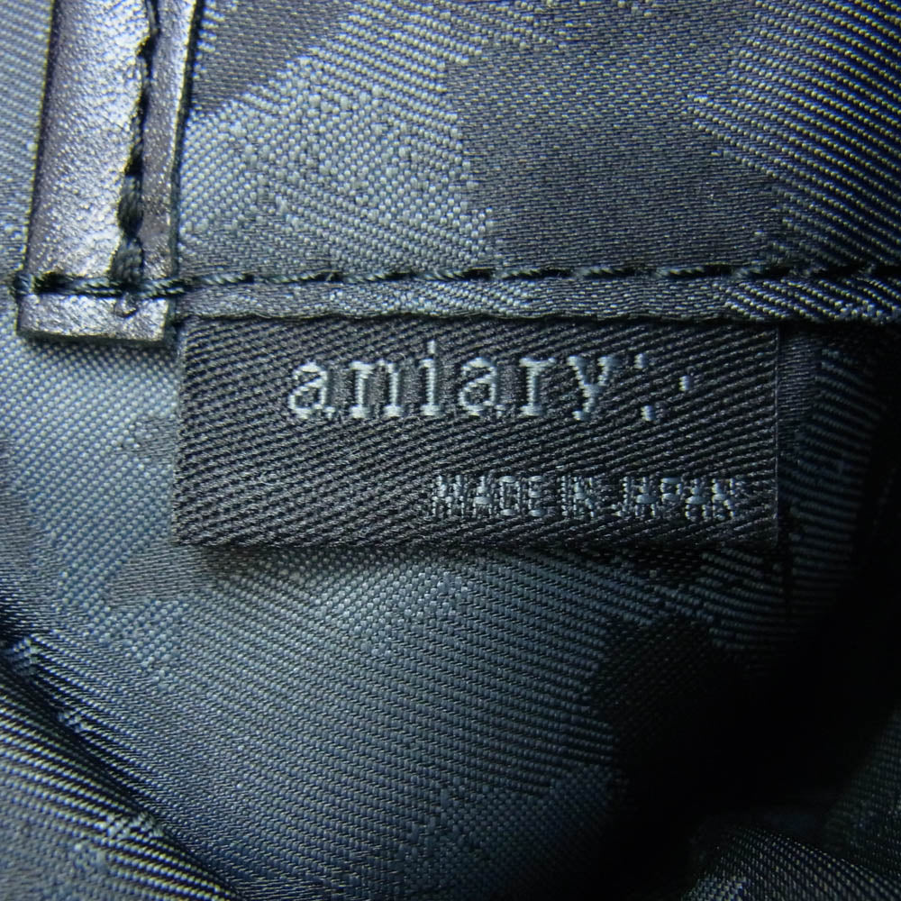 aniary アニアリ 01-03008 Shoulder 舟型 ショルダー バッグ ブラック系【新古品】【未使用】【中古】