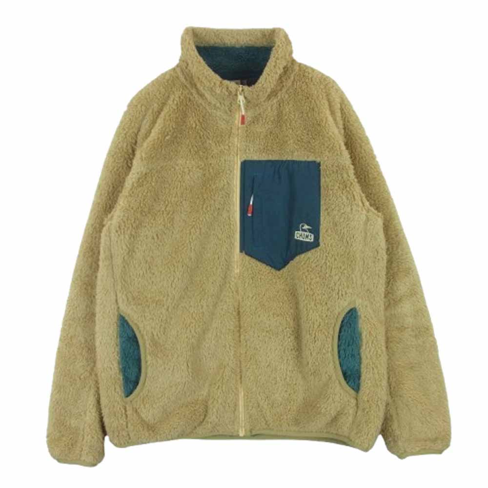 CHUMS チャムス CH04-1242 Bonding Fleece Jacket ボンディング フリース ジャケット ブルゾン ブラウン系 M【中古】