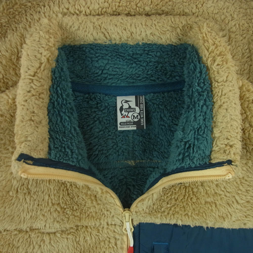 CHUMS チャムス CH04-1242 Bonding Fleece Jacket ボンディング フリース ジャケット ブルゾン ブラウン系 M【中古】