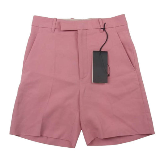 GUCCI グッチ 619500 ZKR01 ヴィスコース テーラード ショーツ ショート ハーフ パンツ ピンク系 36【美品】【中古】