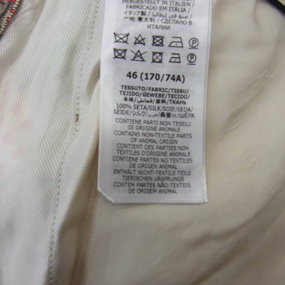 GUCCI グッチ GG総柄 アップル シルク ショーツ ショート ハーフ パンツ ブラウン系 46【美品】【中古】