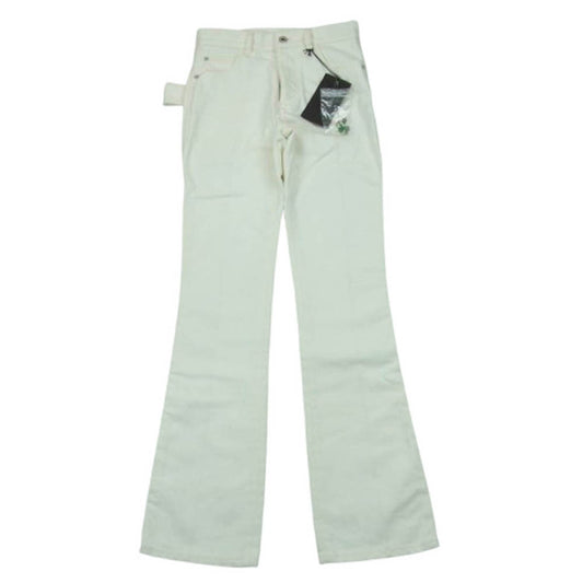 BOTTEGAVENETA ボッテガヴェネタ 19AW 585166 VF4Q0 ボタンフライ デニム パンツ イタリア製 ホワイト系 36【美品】【中古】