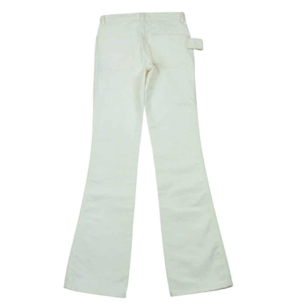 BOTTEGAVENETA ボッテガヴェネタ 19AW 585166 VF4Q0 ボタンフライ デニム パンツ イタリア製 ホワイト系 36【美品】【中古】