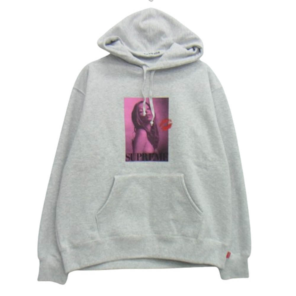 Supreme シュプリーム 24AW Kate Moss Hooded Sweatshirt ケイトモス フーデッド スウェット シャツ プルオーバー パーカー グレー系 M【極上美品】【中古】