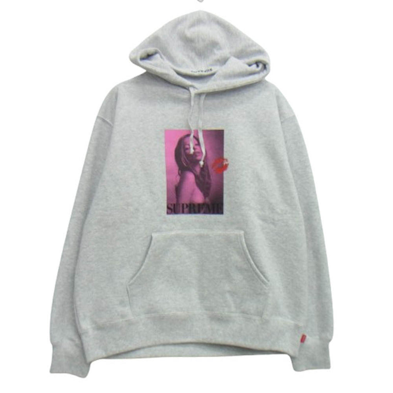 Supreme シュプリーム 24AW Kate Moss Hooded Sweatshirt ケイトモス フーデッド スウェット シャツ プルオーバー パーカー グレー系 M【極上美品】【中古】