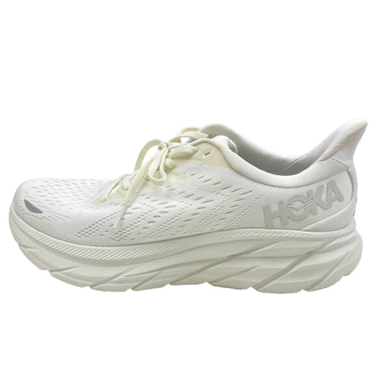 HOKA ONE ONE ホカ オネオネ F27221D CLIFTON 8 クリフトン スニーカー ホワイト系 27.5cm【中古】