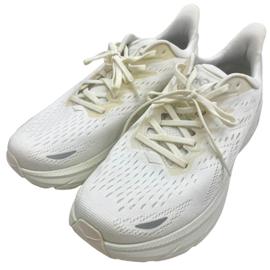 HOKA ONE ONE ホカ オネオネ F27221D CLIFTON 8 クリフトン スニーカー ホワイト系 27.5cm【中古】