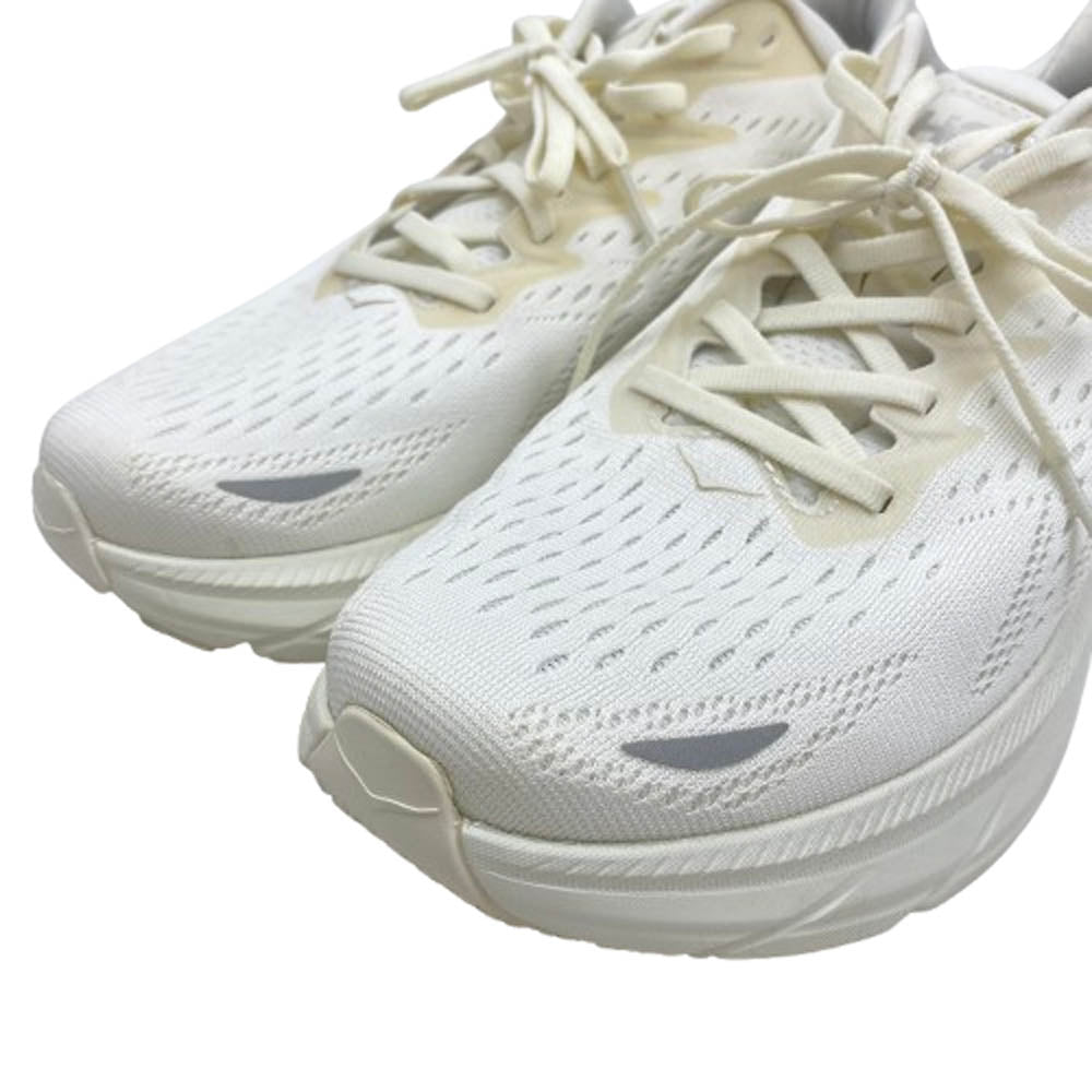 HOKA ONE ONE ホカ オネオネ F27221D CLIFTON 8 クリフトン スニーカー ホワイト系 27.5cm【中古】
