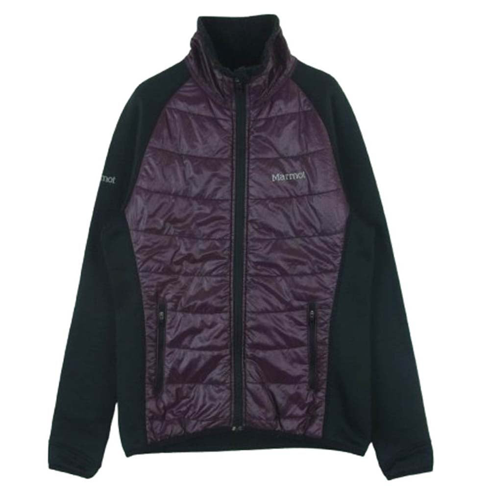MARMOT マーモット Variant Jacket バリアント ジップアップ 中綿 トラック ジャケット ブラック系 パープル系 S【中古】