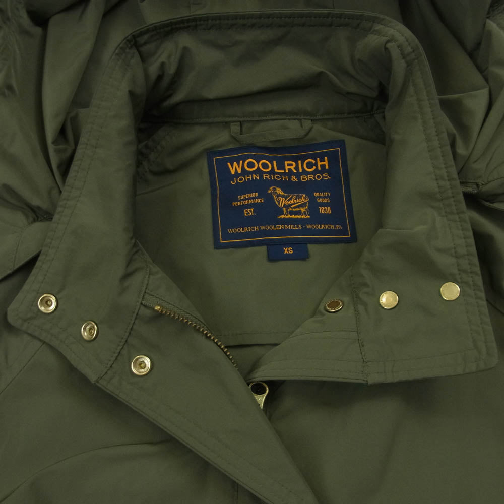 WOOLRICH ウールリッチ WWCPS2767D アノラック ショート ジャケット ブルゾン カーキ系 XS【中古】