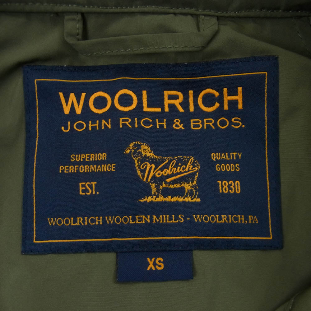 WOOLRICH ウールリッチ WWCPS2767D アノラック ショート ジャケット ブルゾン カーキ系 XS【中古】