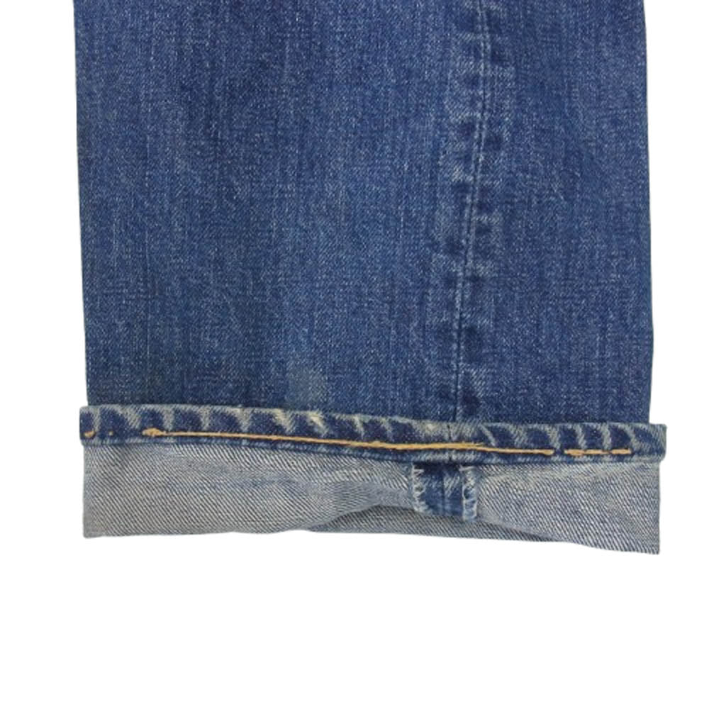 Levi's リーバイス 60s 70s 505 BIGE 並行ステッチ ボタン裏刻印5 42TALON サイド脇割り デニム パンツ インディゴブルー系【中古】