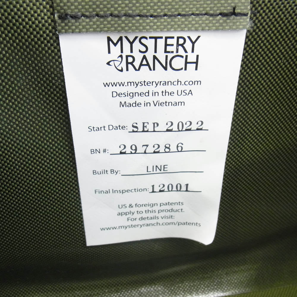 MYSTERY RANCH ミステリーランチ HIGH WATER HIP PACK　ハイウォーター ヒップ パック ショルダー バッグ カーキ系【中古】