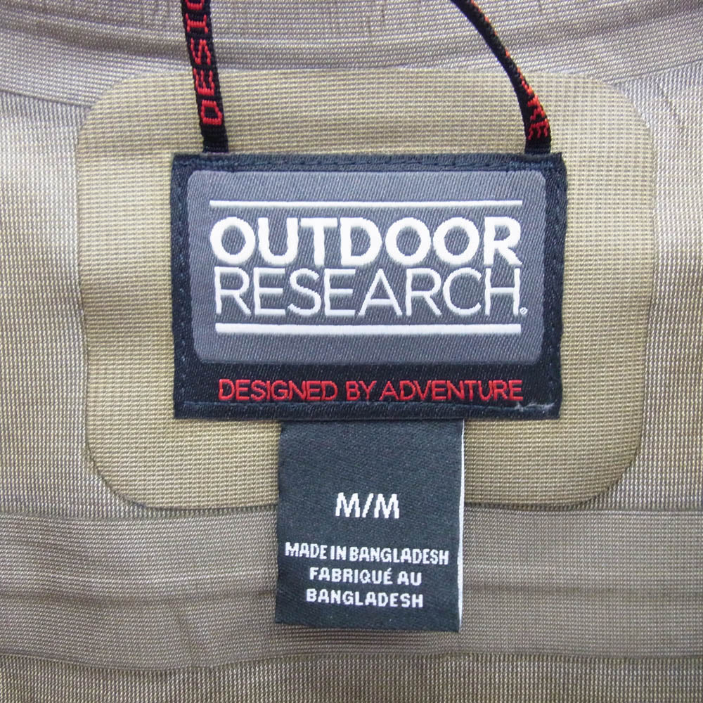 アウトドアリサーチ infiltrator jacket インフィルトレーター ジャケット マウンテン パーカー フォリッジ カーキ系【美品】【中古】