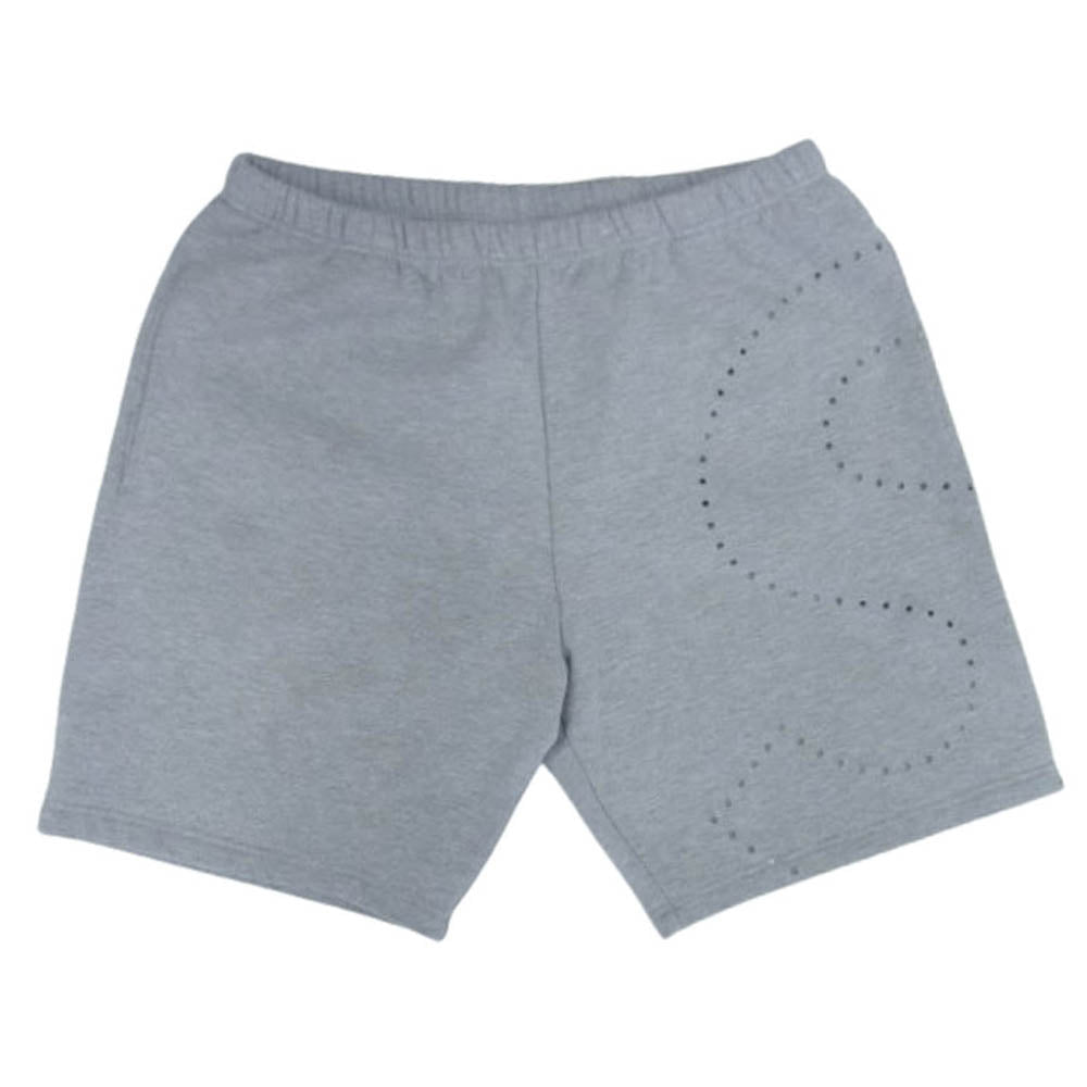 Supreme シュプリーム 21SS LASER CUT S LOGO SWEATSHORT レーザーカット エスロゴ スウェットショーツ ハーフパンツ グレー系 M【中古】