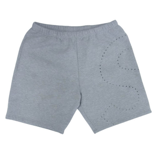 Supreme シュプリーム 21SS LASER CUT S LOGO SWEATSHORT レーザーカット エスロゴ スウェットショーツ ハーフパンツ グレー系 M【中古】
