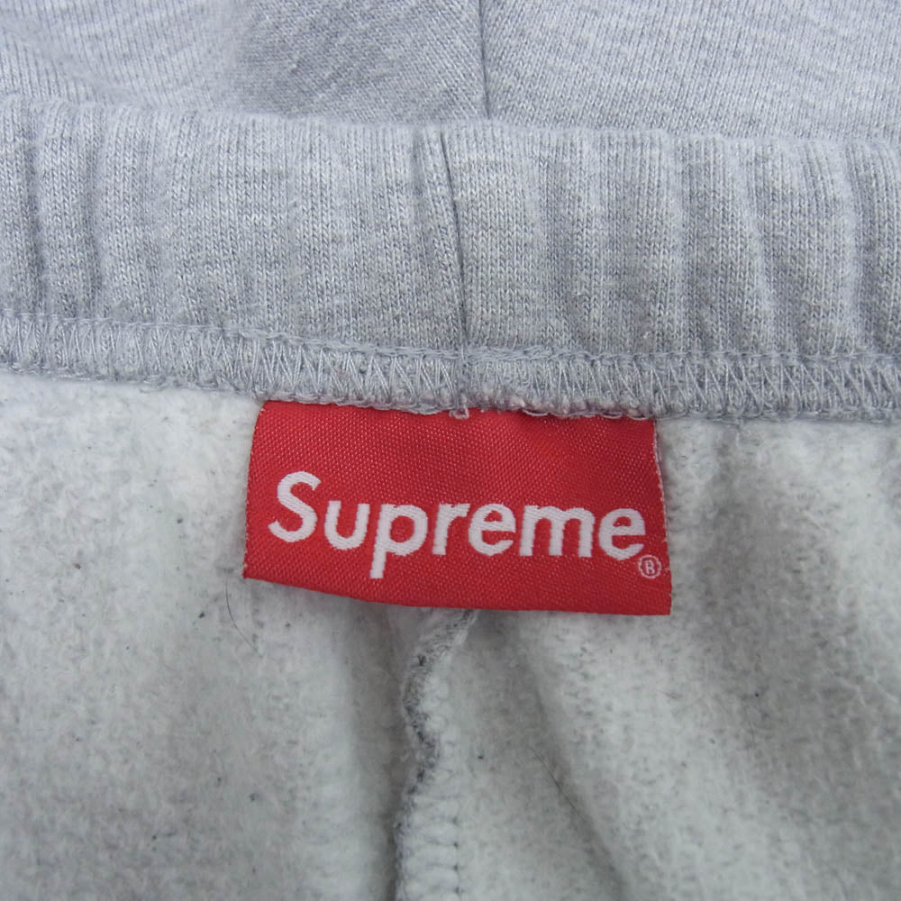 Supreme シュプリーム 21SS LASER CUT S LOGO SWEATSHORT レーザーカット エスロゴ スウェットショーツ ハーフパンツ グレー系 M【中古】