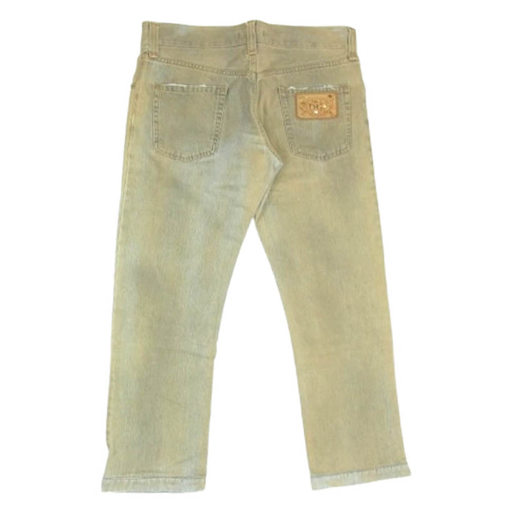 DOLCE&GABBANA ドルチェアンドガッバーナ ZDP72 820N マッドペイント加工 ボタンフライ デニムパンツ マルチカラー系 50【中古】