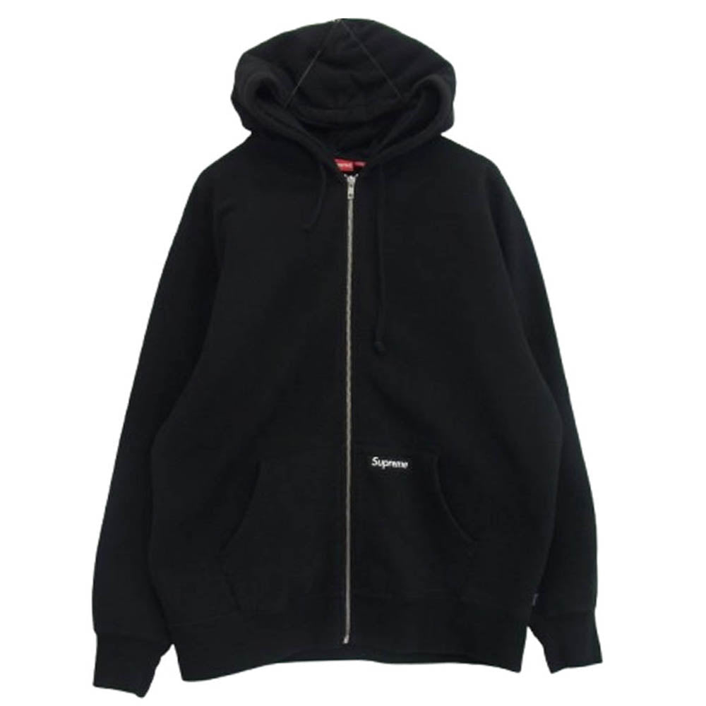Supreme シュプリーム 22AW Double Hood Facemask Zip Up Hooded Sweatshirt ダブルフードフェイスマスク ジップアップ フーデッドスウェットシャツ パーカー ブラック系 L【中古】
