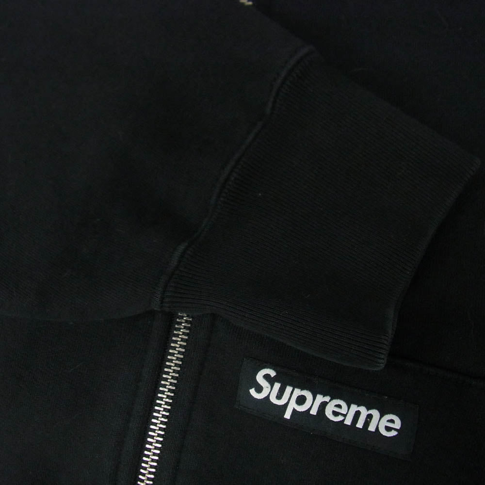 Supreme シュプリーム 22AW Double Hood Facemask Zip Up Hooded Sweatshirt ダブルフードフェイスマスク ジップアップ フーデッドスウェットシャツ パーカー ブラック系 L【中古】